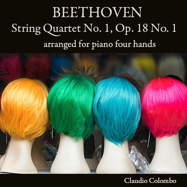 String Quartets No. 12, Op. 127 & No. 16, Op. 135 arranged for piano four hands